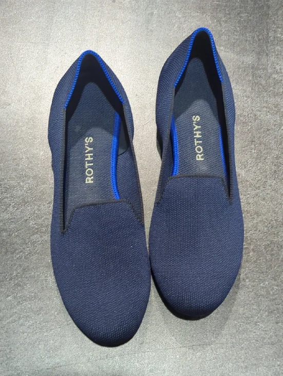 Rothy's Navy Blue Loafers Sz 10.5 - Picture 1 of 5